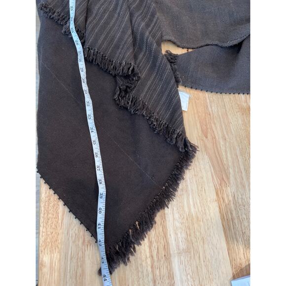 Peoli Hand Spun & Knit Wool Cardigan Brown Women's OS NWT - Picture 14 of 14